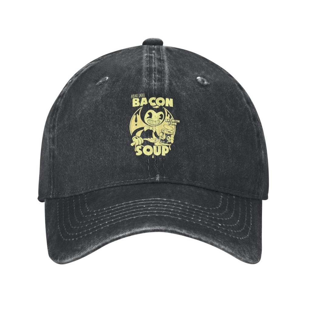 Bendy And The Ink Machine Briar Label Bacon SoupPersonality Cotton Soft Baseball caps