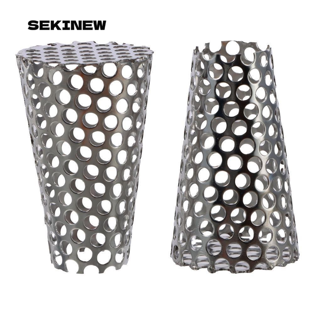 SEKINEW ฟิลเตอร์กรองท่อระบายน้ํา สเตนเลส 304 กันอุดตัน แบบพกพา สีขาว