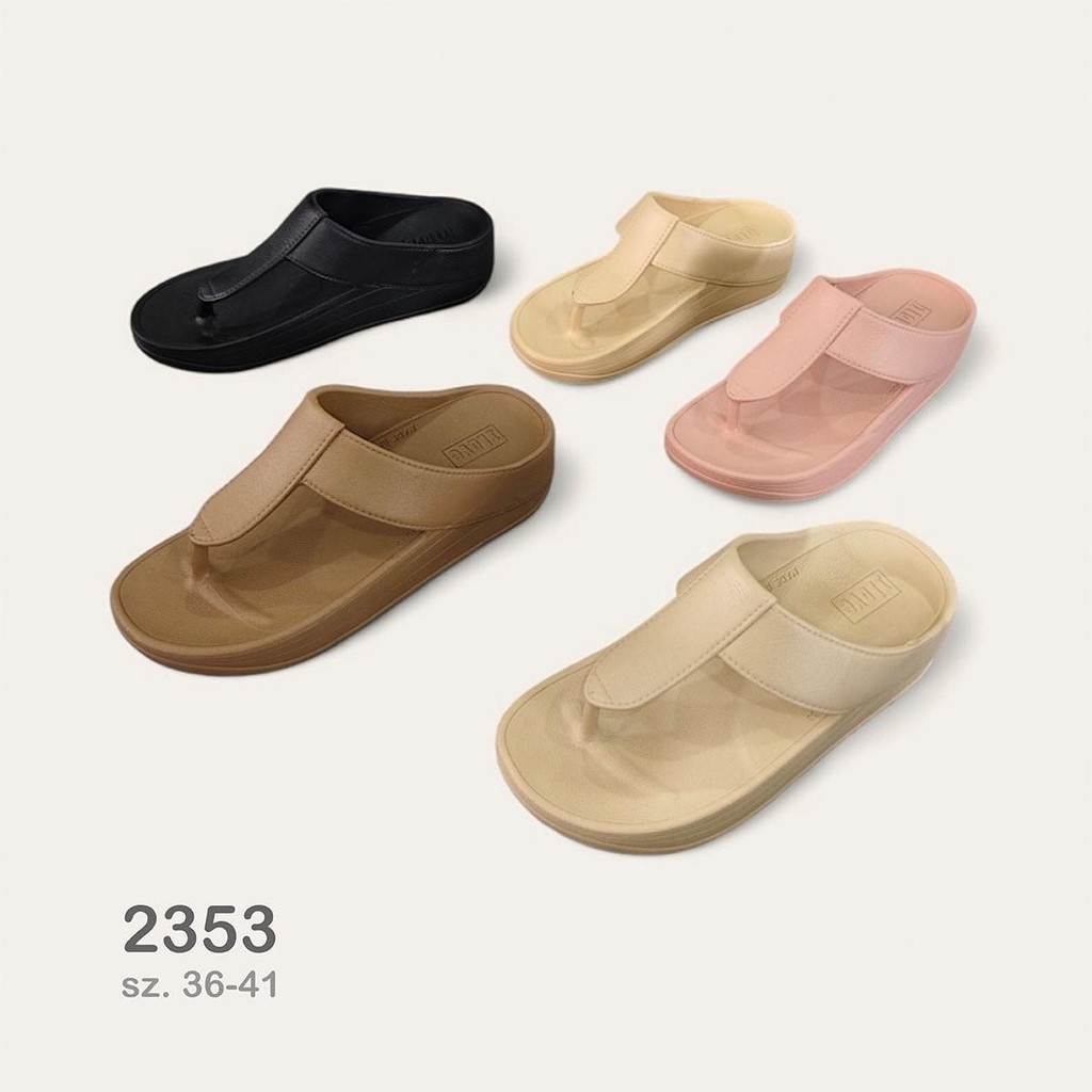 รองเท้าแตะ แบบคีบ พื้นหนานุ่ม ใส่สบายเท้า ไม่เจ็บเท้า #2353