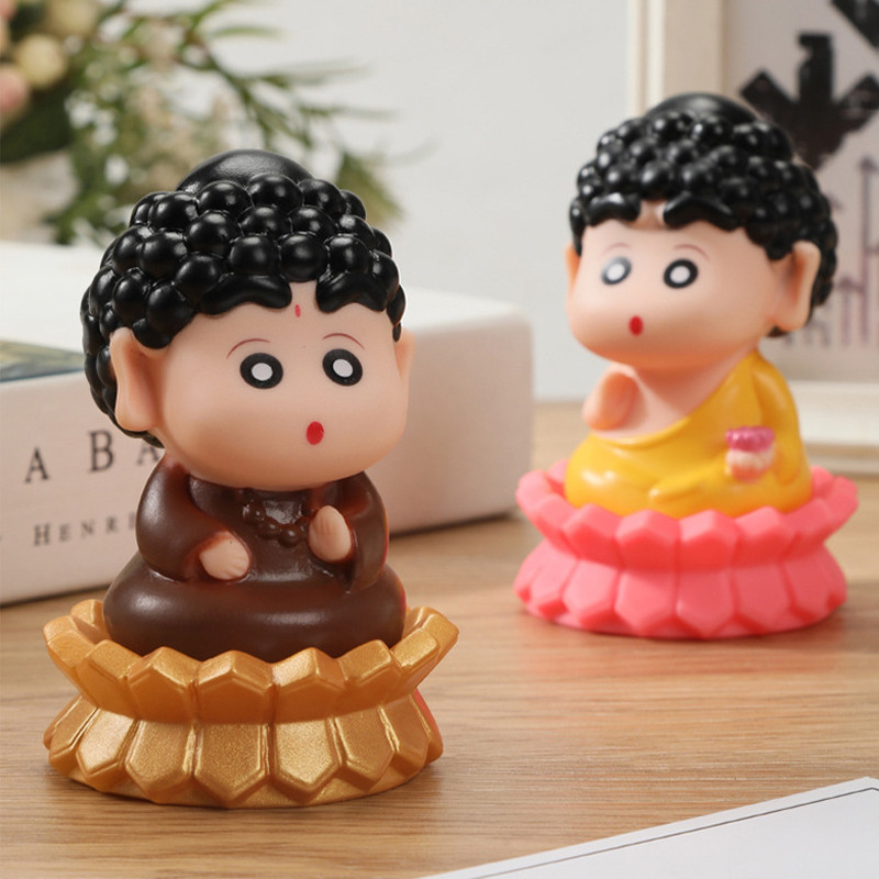 การ์ตูน Crayon Shin-chan เดสก์ท็อป Oranments พุทธ Patriarch Tablertop ตกแต่งของขวัญอุปกรณ์