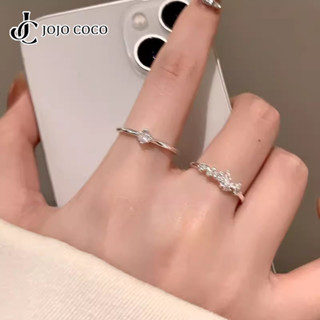 โจโจ้ โกโก้ ผีเสื้อเพทายเปิดแหวนสําหรับผู้หญิง2024ใหม่สไตล์เ…