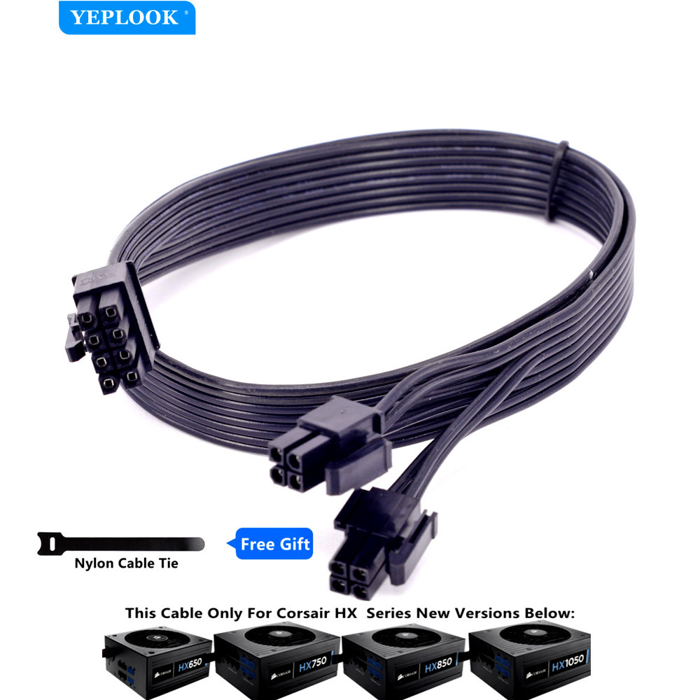 PCIe 6Pin ถึง 3 SATA ตรง SSD สายไฟสําหรับ Corsair RMi Series Modular PSU RM650i RM750i RM850i RM1000