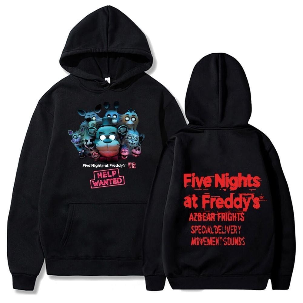 เสื้อฮู้ดแขนยาว KPOP Five Night Slim Fit เกาหลี Fnaf Basic Y2K แฟชั่น Simple High Street  ใส่สบายสุดๆ แฟชั่น