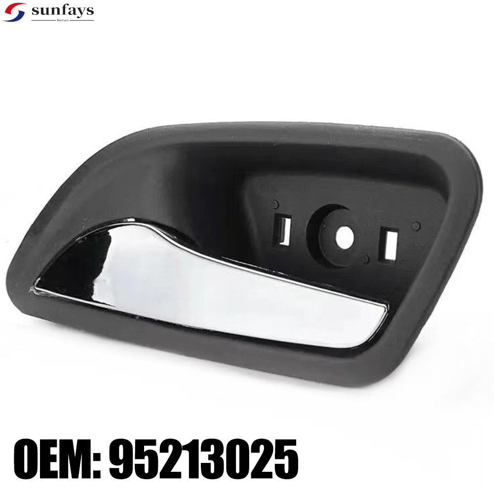 (SUFA)มือจับประตูสําหรับ Chevrolet สําหรับ Cruze ด้านหน้าหรือด้านหลังซ้ายด้านในสีดํา Housing