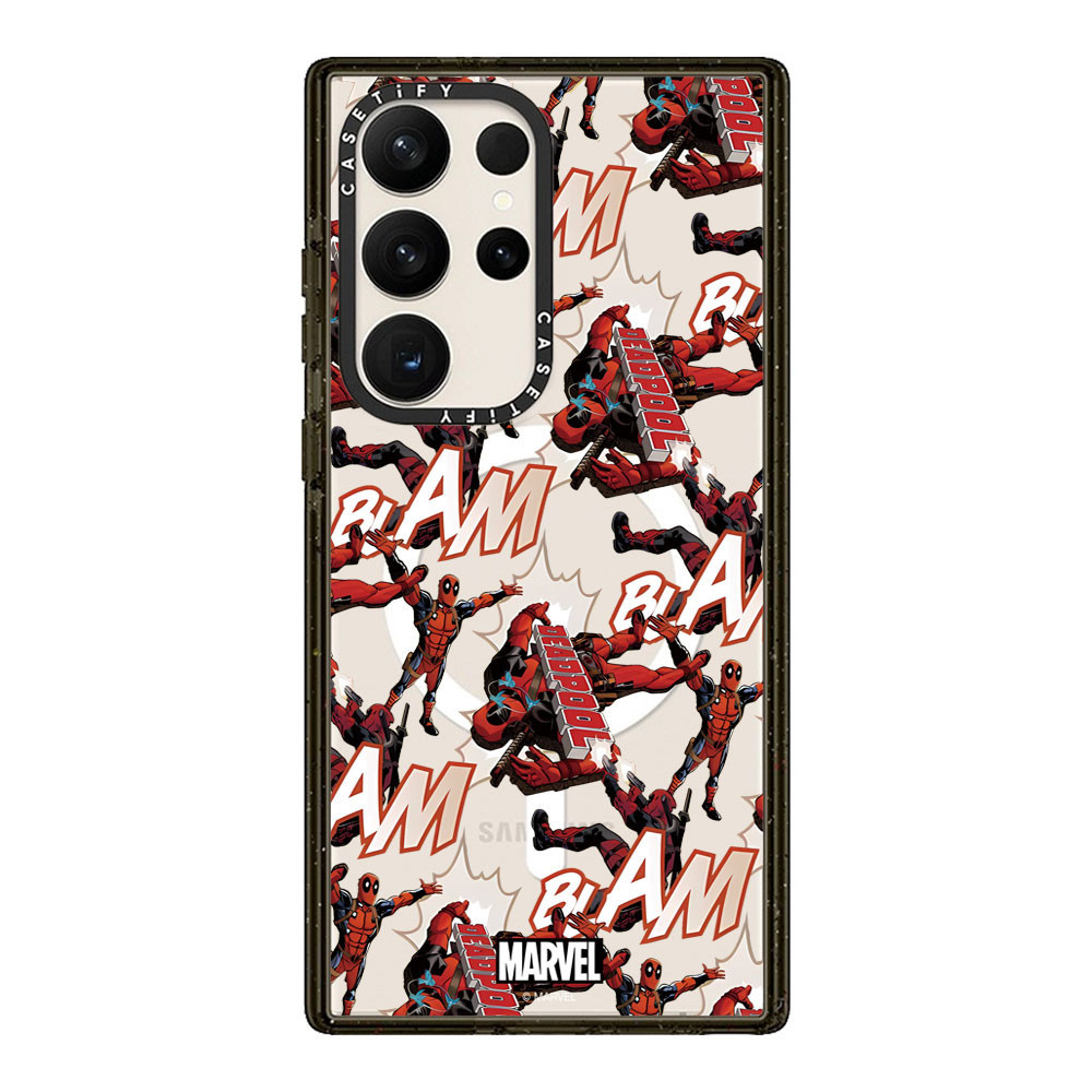 Casetifg Deadpool Wolverine กันกระแทกแม่เหล็กเคสโทรศัพท์พร้อมกล่องสําหรับ Samsung Galaxy S25 S24 S23 S22 Ultra Plus Clear Strong Anti Drop ฝาครอบซิลิโคนนุ่มด้านข้างป้องกันปลอก - รูปที่ 3
