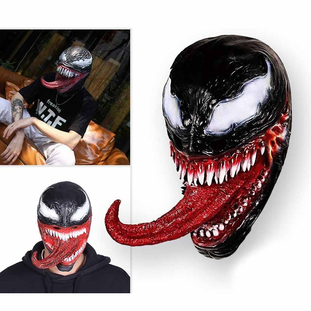 Venom Mask Adults halloween Fancy Dress Theme Costume cosplay Spiderman