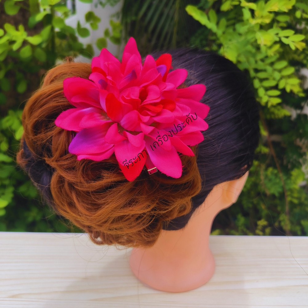 กิ๊บติดผมดอกไม้ ดอกไม้ประดับผม กิ๊บดอกไม้ พร้อมส่ง - รูปที่ 4