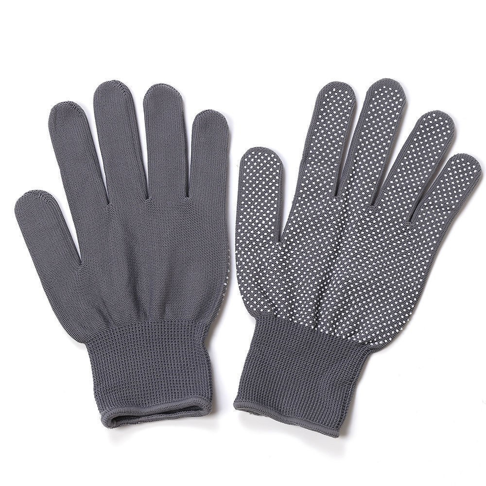 12คู่ ถุงมือ ถุงมือกันลื่น กันลื่น ทนความร้อน ถุงมือไนล่อน ถุงมือผ้า ใช้สำหรับทำงาน อเนกประสงค์