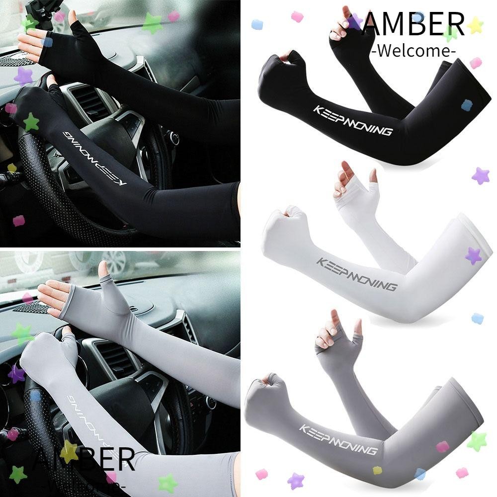 AMBER ปลอกแขน ให้ความอบอุ่น ป้องกันแดด เหมาะกับฤดูร้อน สําหรับเล่นบาสเก็ตบอล