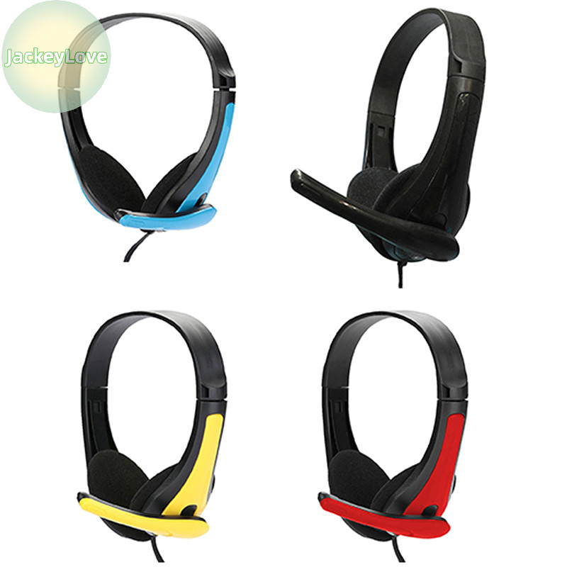 Jackeylovezz Ear ชุดหูฟังเล่นเกมแบบมีสายพร้อมไมโครโฟนไมโครโฟนหูฟังสําหรับโทรศัพท์มือถือ TH