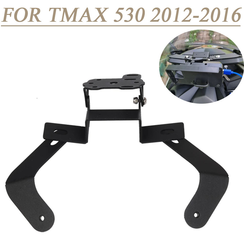 ที่วางโทรศัพท์บน TMAX530สำหรับยามาฮ่า, สำหรับยามาฮ่าฮ่า Tmax T MAX ที่ยึดโทรศัพท์530แผ่นยึดนำทาง GPS