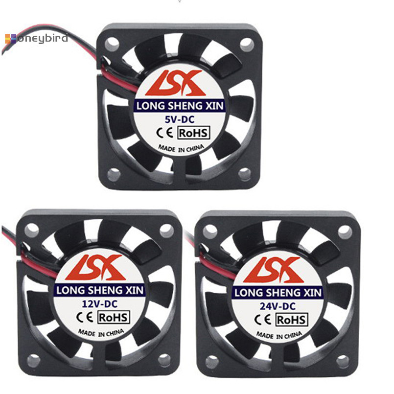 Kaleidoscope 1PC 4010 5V 12V 24V 4 ซม.CPU กราฟิกคอมพิวเตอร์โน้ตบุ๊คแล็ปท็อปพัดลมปิดเสียง