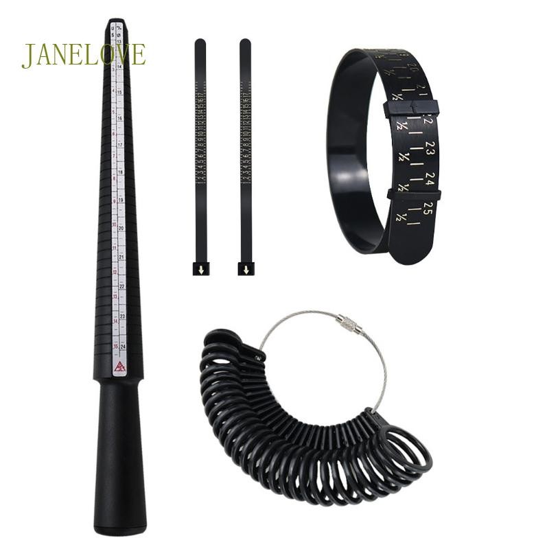 Jlove ชุดเครื่องมือวัดขนาดแหวนสําหรับวัดนิ้ว US Ring Size Stick Gauge
