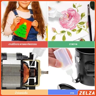 ZELZA ขวดหยด หัวเข็มขวดน้ำมัน ขวดแบ่ง DIY อุปกรณ์ ขวดดรอเปอร์ ขวดปากแหลม PE plastic bottle