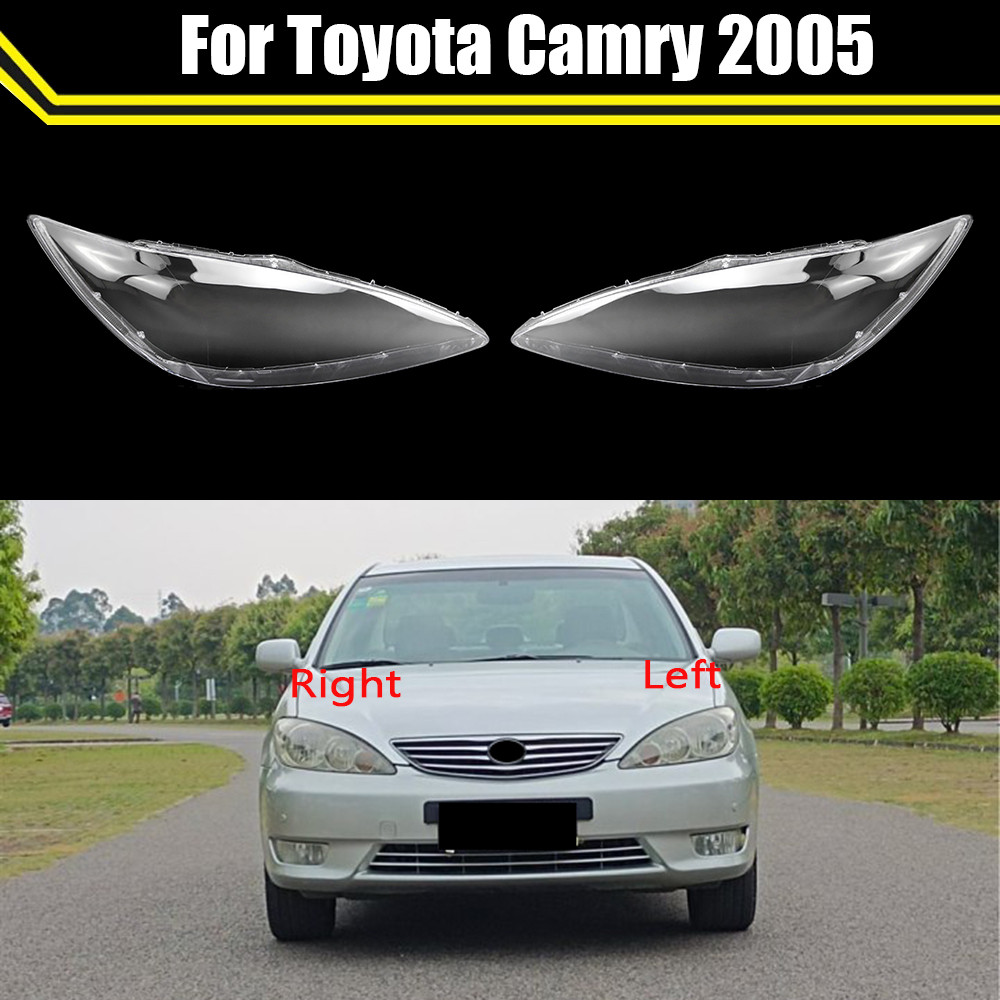 กรณีอัตโนมัติไฟหน้าหมวกสําหรับ Toyota Camry 2005 รถด้านหน้าไฟหน้าเลนส์โคมไฟ Lampcover หัวโคมไฟ Glass