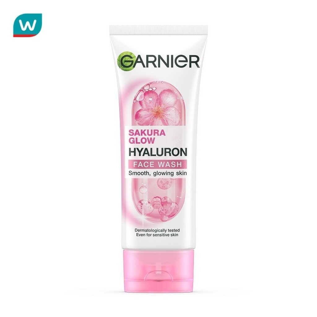Garnier การ์นิเย่ ซากุระ โกลว์ ไฮยาลูรอน เฟส วอช 100 มล.