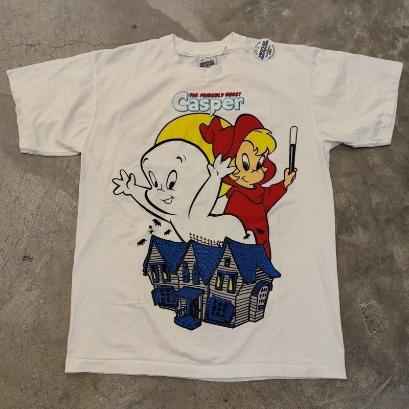 2024 【Fashion】CASPER ผีน้อยเพื่อนรัก เสื้อลายการ์ตูน เสื้อวง เสื้อทัวร์