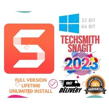 🔥 TechSmith Snagit 2023 | 2022 | 2021 | Intel/M1/M2 | Lifetime | Full Version