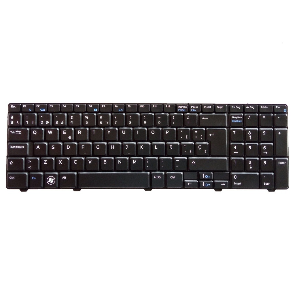 แป้นพิมพ์แล็ปท็อปสีดําใหม่สําหรับ Dell Vostro 3700 v3700 series SP