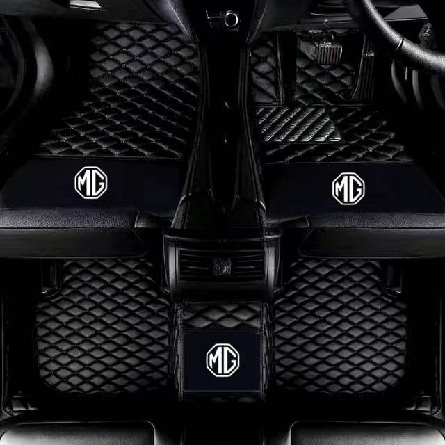 Custom MG HS,MG3,MG3 SW,MG4,MG5,MG6,MG7,S5 EV พรมปูพื้นรถยนต์ พรมรถยนต์ ขวามือขับรถหนังกันน้ํา