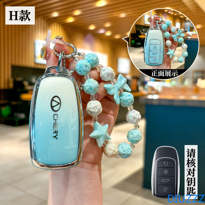 TPU รถ Remote Key สําหรับ Chery Tiggo 8plus Tiggo 8 ใหม่ 5 Plus 7pro Max Omoda 5 C5 Protector Key Sh