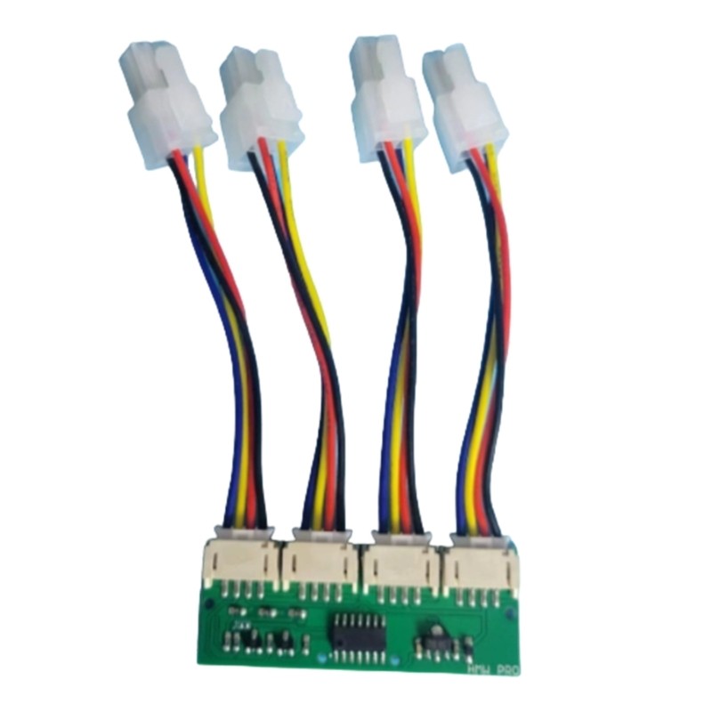 Zzz 12V 4-in-1 Square 4Pin พัดลมจําลองจําลองจําลองจําลองพิเศษสําหรับ Antminer S21 S19kpro