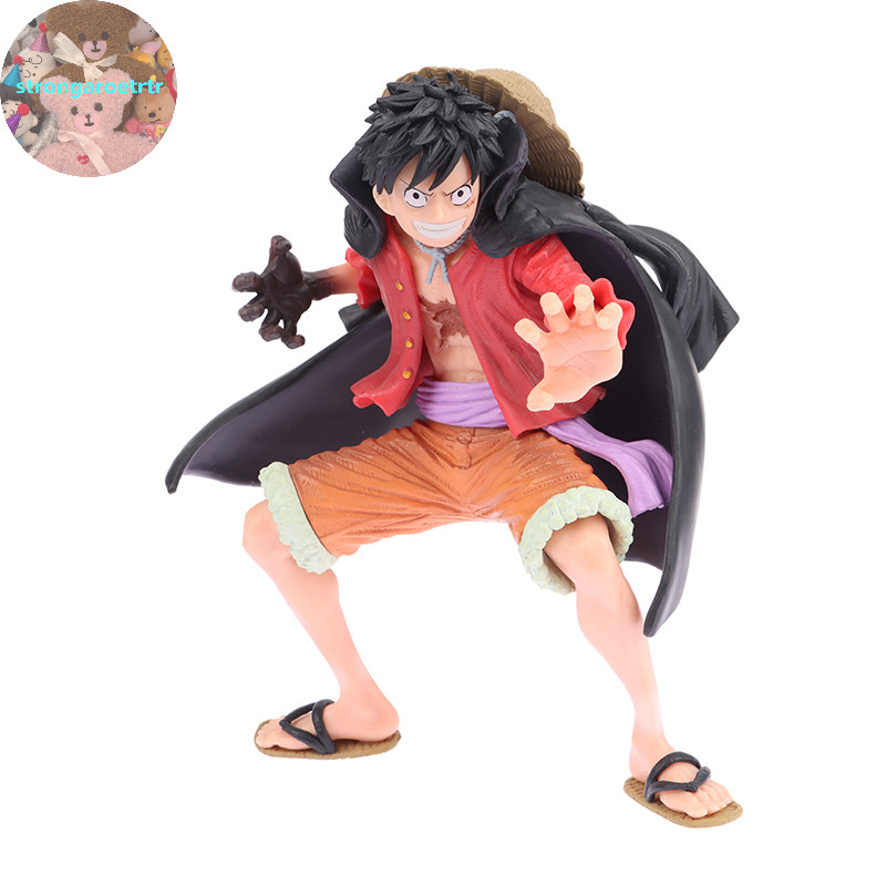 Strongaroetrtr 19 ซม.One Piece อะนิเมะ Action Figure Monkey.D.luffy Hand Made ของเล่นอุปกรณ์ต่อพ่วง TH