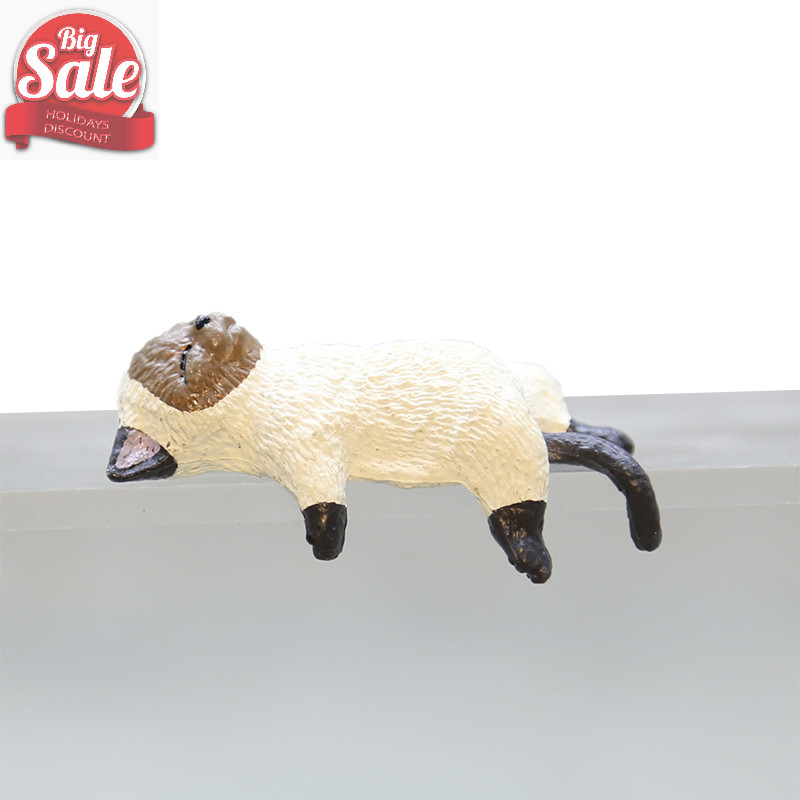 ของ การ์ตูนจําลองปลาขอบแขวนพิพิธภัณฑ์สัตว์น้ําเครื่องประดับหุ่นภูมิทัศน์ขนาดเล็กตกแต่งบ้านน่ารักสก์ท็อปของขวัญก - รูปที่ 3