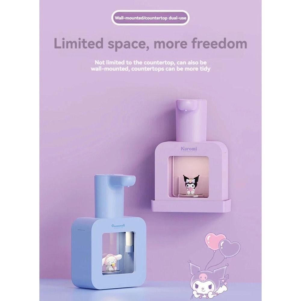 IVEYOUNG เจลล้างมือโฟม|ตู้ทําสบู่ Kuromi Cinnamoroll Sanrio, ชาร์จ Usb การ์ตูนอัจฉริยะสิ่งจําเป็นในชีวิตประจําวัน