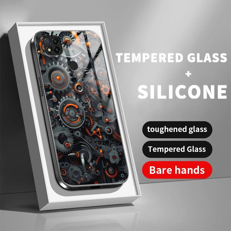 กรณีแก้วKacaสําหรับRedmi 9C NFC 8 9 9A 10 4G 2021 2022 12 12C A1 5 Plus 6A 7 8A 9 Activ 9 Prime 9AT 