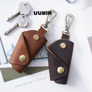 UUMIR ที่เก็บกุญแจหนังวัว, มินิคีย์แฮนด์เมดแบบพกพาที่สร้างสร…