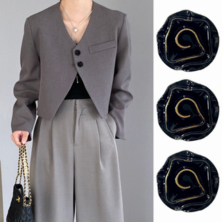 10 ชิ้น/เซ็ต Elegant Black Gold Rimmed Rose Design ปุ่มโลหะเ…