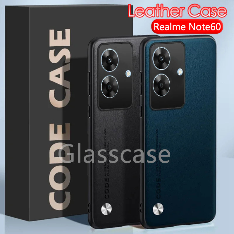 ปลอกสําหรับrealme Note 60 50 X 60X Note60 Note60X Note50 RealmeNote60 2024 หนังผิวธรรมดาเคสโทรศัพท์เนื้อซิลิโคนอ่อนนุ่มกันกระแทกปลอกAntiscratchป้องกันปกหลัง