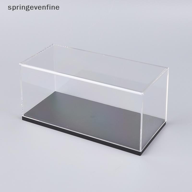 Springevenfine 1:32 รุ่นรถกล่องแสดงโปร่งใสป้องกันกรณีอะคริลิคฝุ่น Hard Cover Storage Holder Springevenfine