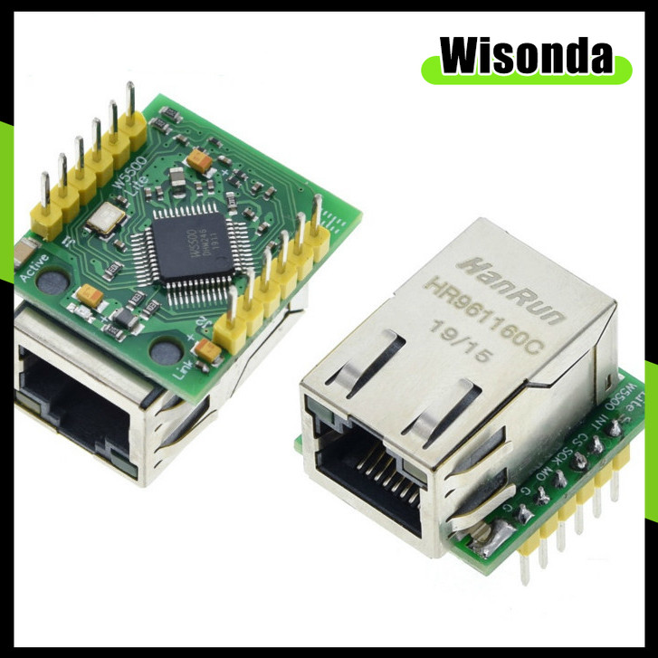 ชิป Usr-es1 W5500 ใหม่ SPI เป็น LAN/Ethernet Converter TCP/IP Mod