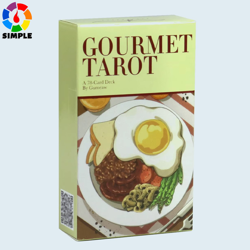Gourmet Tarot Deck Cards Games Divination Party Desktop Toy Entertainment Leisure 18+ Tarot 78 Cards
