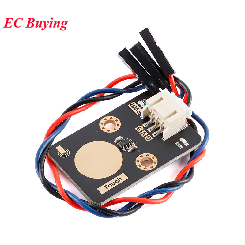 TTP223 สวิตช์ปุ่มสัมผัสโมดูลเซ็นเซอร์ช่องเดียวสําหรับ Arduino TP223B 2-5V I/O ระดับ PH2.0-3pin อินเท