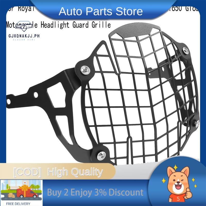 รถจักรยานยนต์ไฟหน้า Guard Grille Cover Protector สําหรับ Royal Enfield Interceptor 650 Continental INT650 GT650