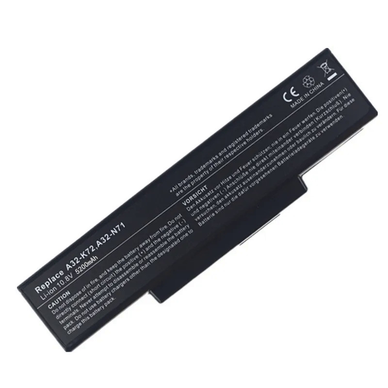 แบตเตอรี่แล็ปท็อป 70-NX01B1000Z 70-NXH1B1000Z 70-NZY1B1000Z A32-K72 For ASUS A72 A72D A72DR A72F A72