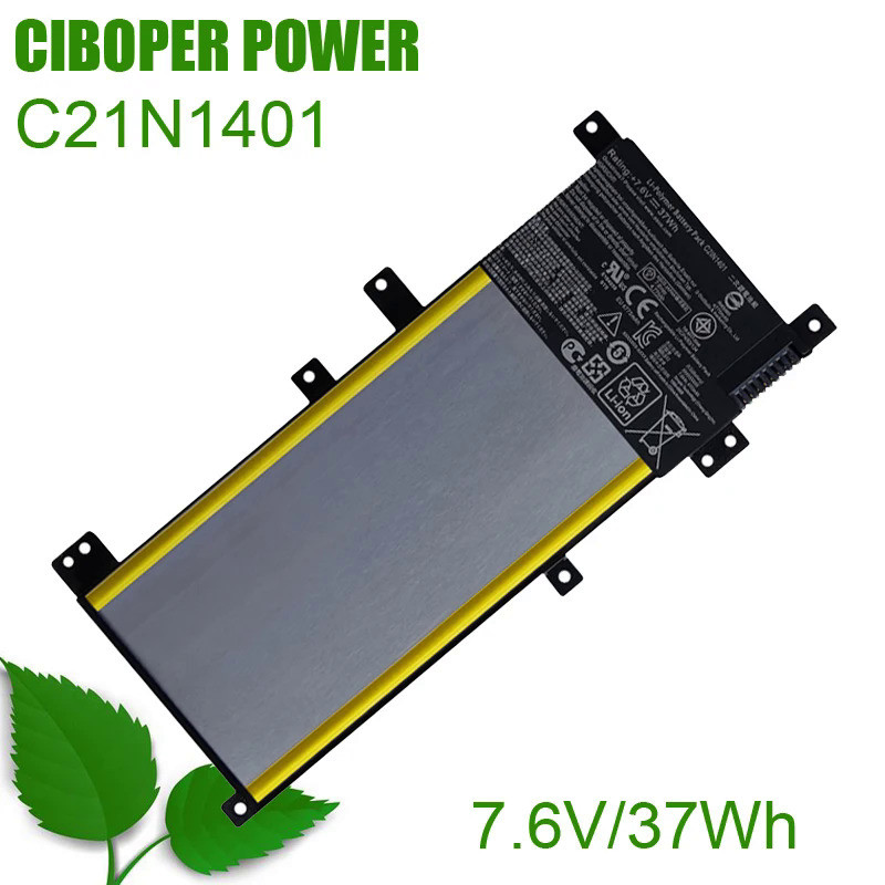 CP Laptop Battery C21N1401 7.6V/37Wh For X455L X455LA X455LD X455LF X455LN X454W X454LD F455L F455LD
