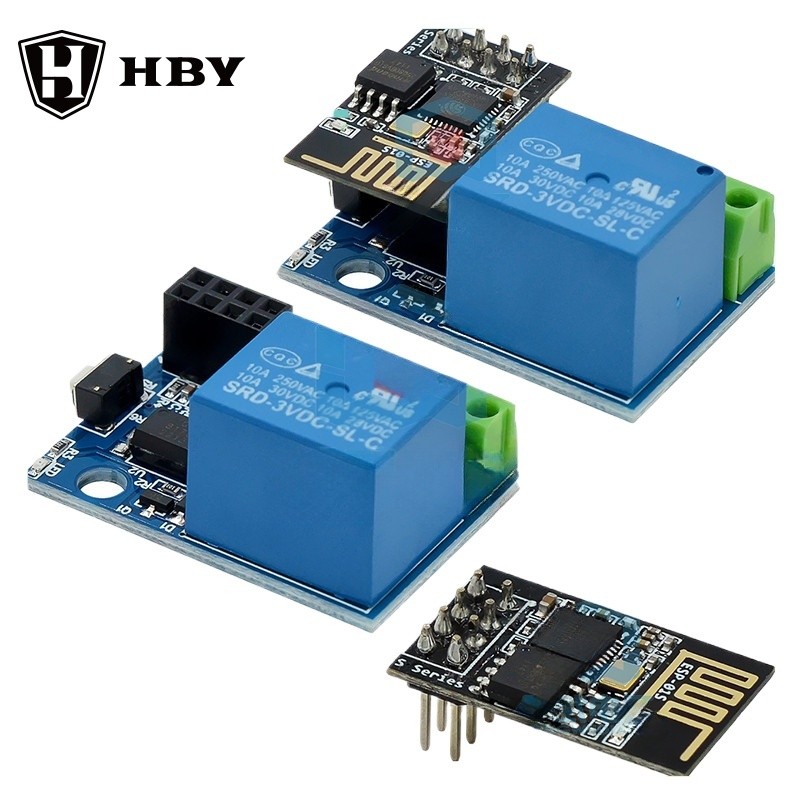Esp8266 ESP-01/01S 5V WIFI รีเลย์โมดูลสิ่งที่สมาร์ทรีโมทคอนโทรลสวิทช์โทรศัพท์ APP ESP01 ESP-01 โมดูล