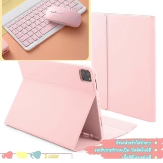 เคสคีย์บอร์ดไทยfor Samsung Galaxy Tab S10 lite S7/S8/S9 FE เคส Samsung Tab S9 Plus S10+ S7 FE เก็บปากกาได้ เคสหนังซิลิโ