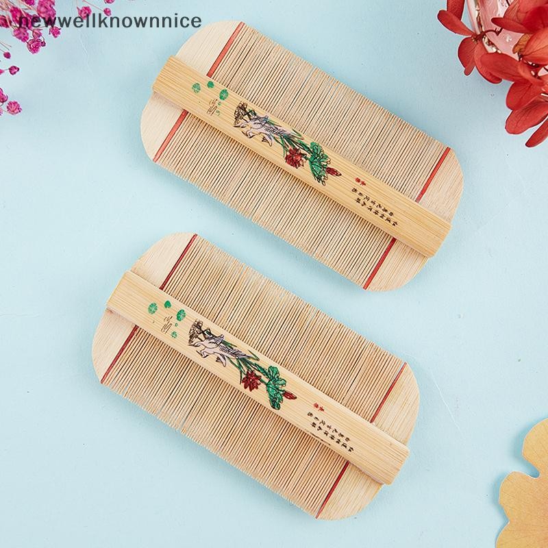 Newwellknownnice Double Sided Handmade หวีเหาอาการคันขูดหัวหมัด Cootie หวี TH