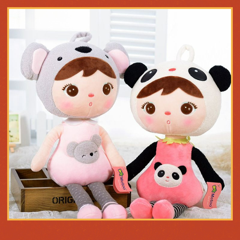 Metoo metoo Mi Rabbit Chibao Doll ตุ๊กตาปลอบโยนตุ๊กตาของเล่นของขวัญวันเกิดตุ๊กตาของเล่นเด็ก