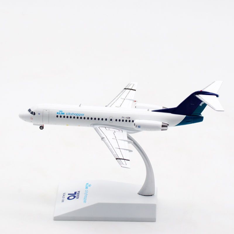 JC Wings 1: 200 โมเดลเครื่องบิน Dutch Air Fokker Fokker 70 PH-KZM พร้อมสต็อก