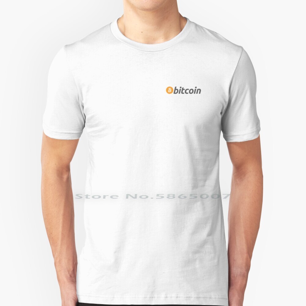 Bitcoin Full Logo T เสื้อ 100% Cotton Bitcoin เหรียญ Bitcoin Crypto Btc Bitcoin Cryptocurreny Btc เห