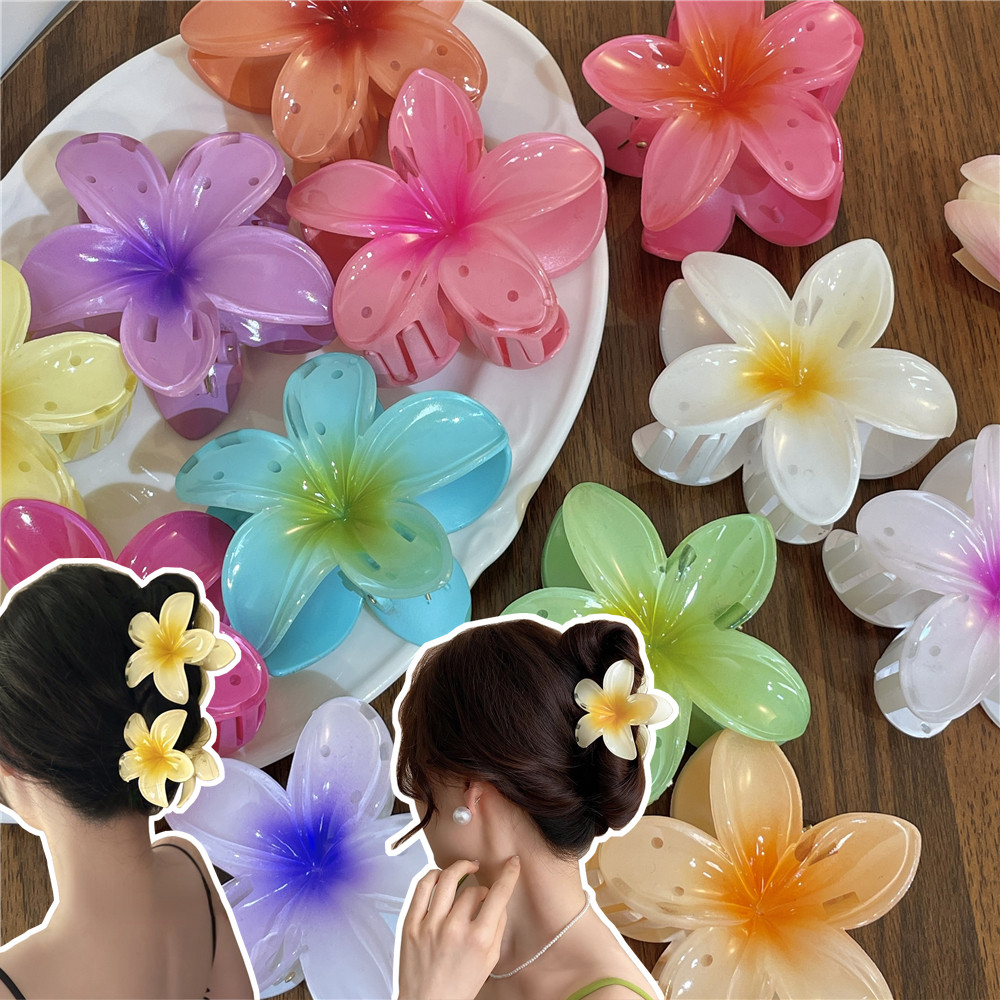 8เซนติเมตรไข่ดอกไม้กิ๊บสร้างสรรค์ดอกไม้จับมือกิ๊บดอกไม้สีม่วงน่ารักฉลามคลิป ชม. หูฟัง