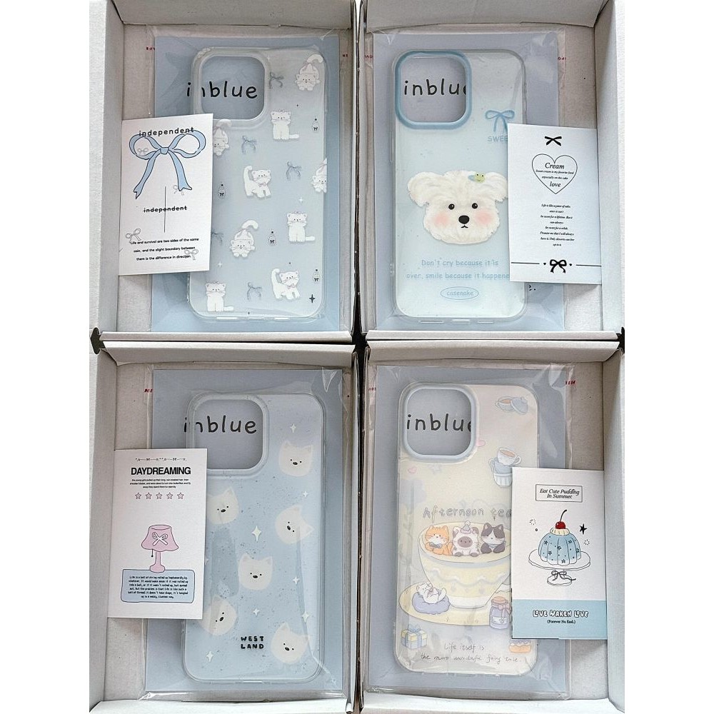 นมสีฟ้าสองชั้นการ์ตูนเหมาะสําหรับiphone15เคสโทรศัพท์iphone16 Soft 14 สไตล์ใหม่ 13Promaxการ์ตูน 1211 JB06