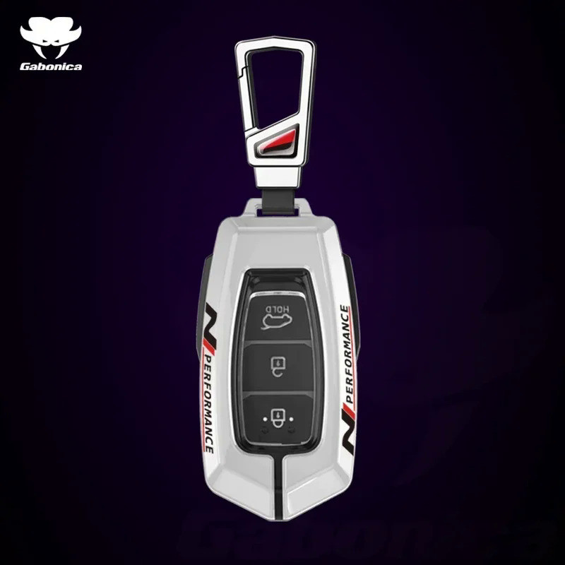 3/4/5 Buttons Car Key Case Cover Keychain for Hyundai N I30 Ix35 KONA Encino Solaris Azera Grandeur 