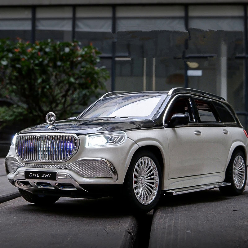 1:24 Maybach GLS GLS600 Alloy Luxy Car Model Simulation Diecasts Metal Toy Vehicles Car Model Sound 